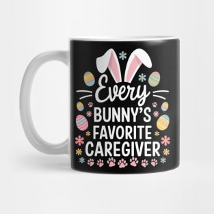 Every Bunny's Favorite Caregiver Funny Easter Day Mug